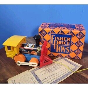 Fisher-Price Toot Toot Engine Pull Toy FP 1989 No. 6575 Limited Edition  NEW